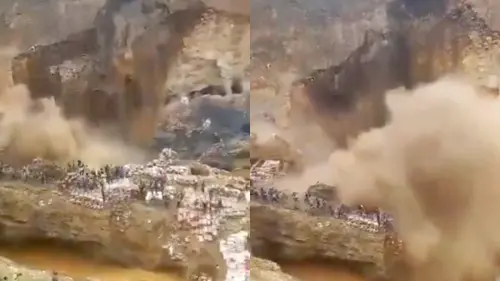 民主剛果鈷礦場橋梁坍塌！至少32非法礦工罹難　生死瞬間影片曝
