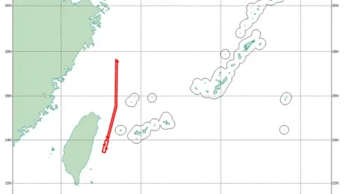 中國無人機穿越與那國島與台灣之間！日本戰機升空　防衛省證實
