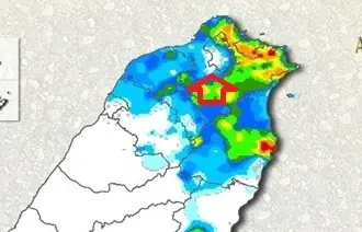 北台灣豪雨特報！大台北卻出現「不下雨的洞」　鄭明典曝原因
