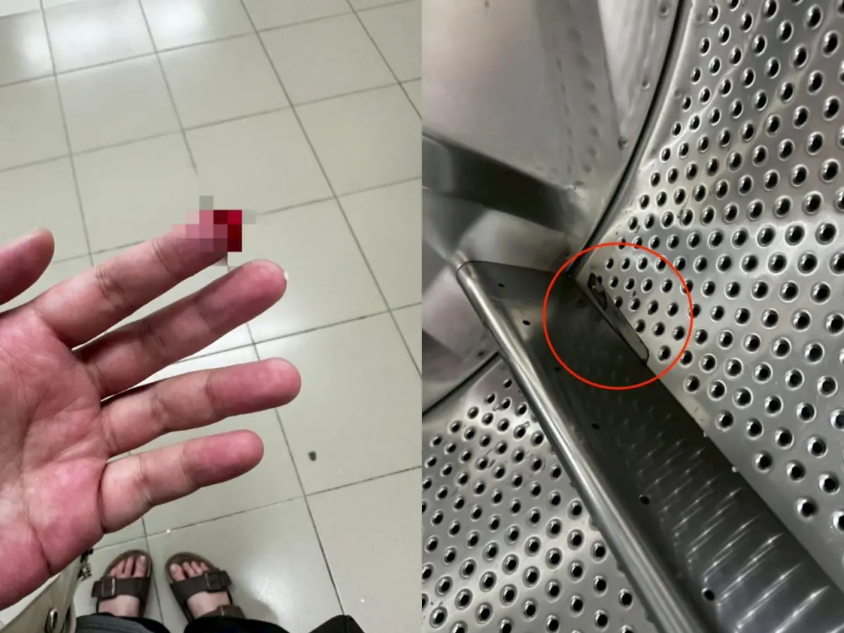 驚悚！三重自助洗衣店驚見刀片 她「衰被割傷濺血」業者急喊冤