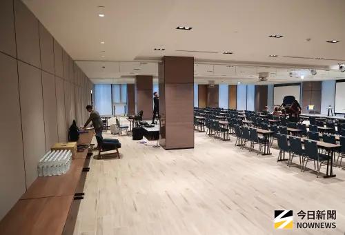 ▲新北新莊凱悅嘉軒酒店二樓最多可容納250人。（圖／記者葉政勳攝，2025.11.18）