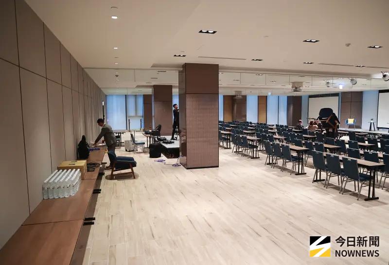 ▲新北新莊凱悅嘉軒酒店二樓最多可容納250人。(圖/記者葉政勳攝,2025.11.18)