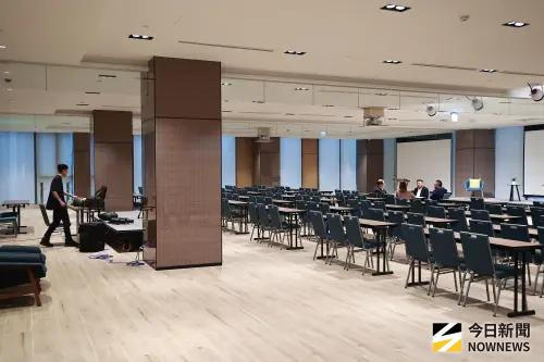 ▲新北新莊凱悅嘉軒酒店二樓最多可容納250人。（圖／記者葉政勳攝，2025.11.18）