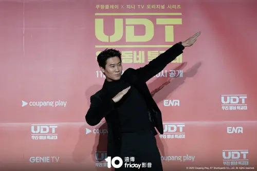 ▲陳善圭為了飾演的角色，特地黏上原本長不出來的鬍子，展現「硬漢」的形象。（圖／friDay影音）