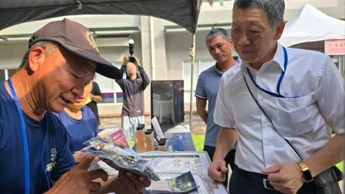 ▲為展現光合菌應用於農業的優質成果，現場特別規劃了「農漁共好市集」。（圖／翻攝畫面）