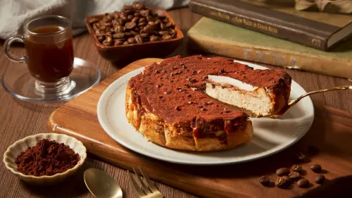 ▲起士公爵全新「義式瑪奇朵熟成巴斯克」即日起限量上市。（圖／起士公爵提供）