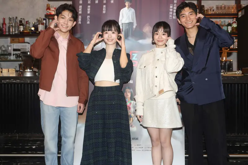 ▲趙妮綺表示（左二）當初赴韓求學時，差點成為車銀優師妹，返台後簽進張鈞甯公司，堅定表示想當演員。（圖／公視提供）