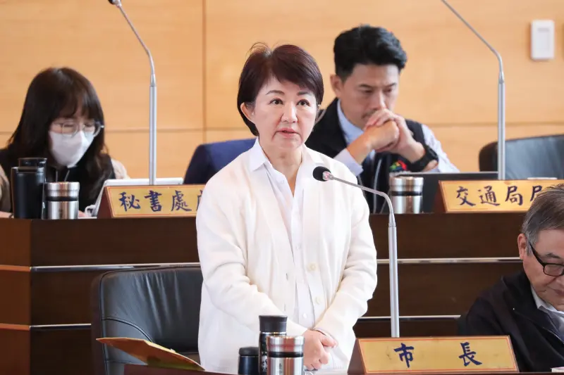    ▲台中市長盧秀燕認為，機關首長出面宣導新的政策是職責所在。（圖／台中市政府提供，2025.11.19）  