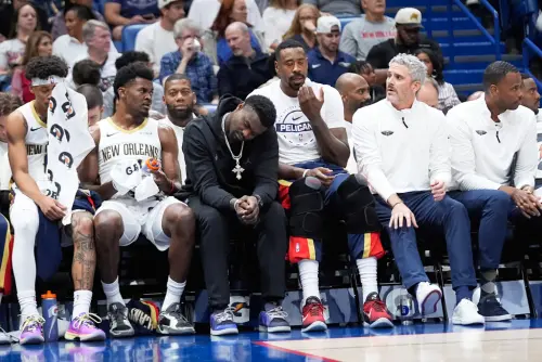 ▲紐澳良鵜鶘戰績持續探底，目前2勝12敗位列西區墊底，有最高的14%機率拿到狀元，但尷尬的是，他們的首輪籤其實早就交易給老鷹了。（圖／美聯社／達志影像）