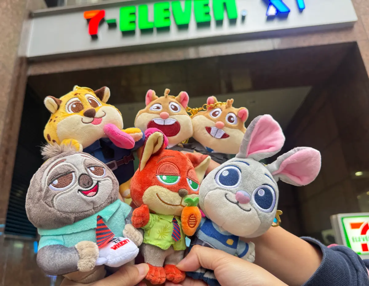 7-11《動物方城市2》獨家周邊！茱蒂、尼克公仔必收 70款199元起
