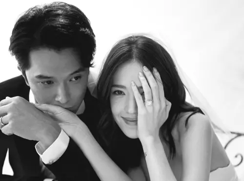 ▲許瑋甯（右）和邱澤才剛晉升新手爸媽，今宣布將在11月28日舉辦婚宴，可愛的婚紗照也搶先曝光。（圖／夏朵行銷）