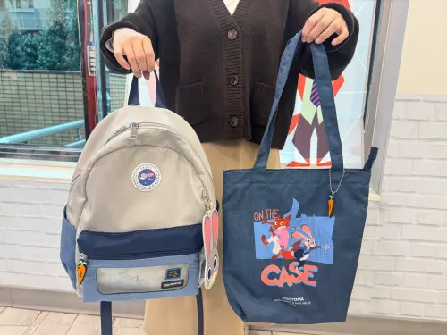 ▲7-11限量動物方城市系列包包，圖左售價799元；圖右399元。（圖／記者鍾怡婷攝）