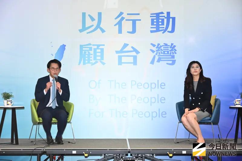 ▲國民黨主席鄭麗文、民眾黨主席黃國昌將在今天下午會面。（圖／記者林調遜攝，2025.11.19）