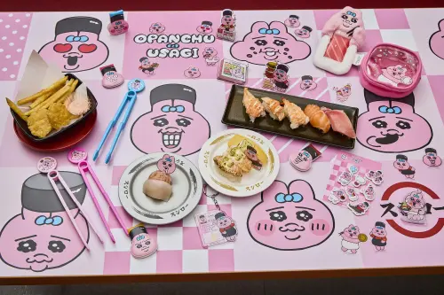 ▲壽司郎聯名日本《褲褲兔》，11/24開搶32款周邊商品、餐點一覽。（圖／壽司郎sushiro.com.tw）