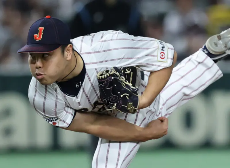 ▲西武獅終結者平良海馬傳出左小腿輕微拉傷，最長恐得休養3周，日本WBC投手群剩下13人，目前尚未有消息指出日本是否會遞補其他球星進來，或許會等待平良海馬復原狀況而定。（圖／美聯社／達志影像）
