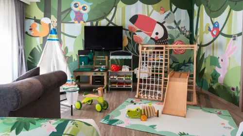 ▲「普悅同樂遊義大」住房專案，主打親子主題房。（圖／義大天悅酒店提供）