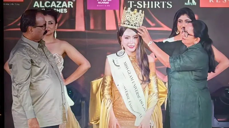 ▲鄭珊汶奪下「環球華麗小姐亞洲冠軍」，並同時榮獲「才藝獎」與「時尚獎」 。（圖／翻攝畫面）