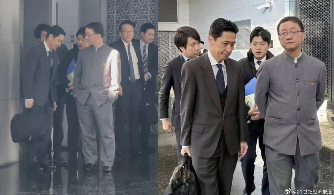 擺拍大內宣！中國司長「手插口袋」冷傲退日本外交官微博自爽