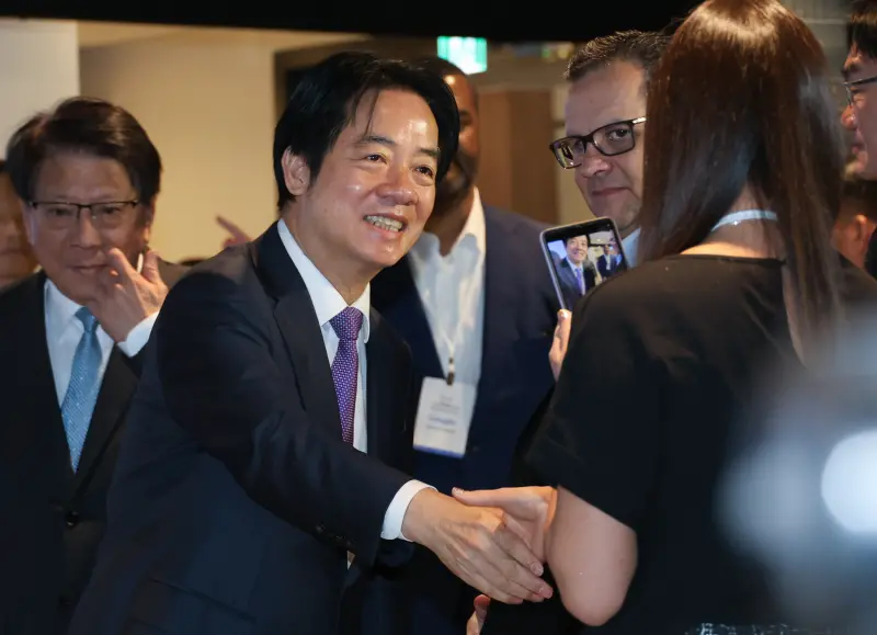    ▲賴清德上午出席「Google 台灣新辦公室開幕活動」。（圖／記者陳明安攝，2025.11.20）  