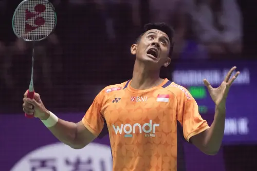 ▲周天成的8強對手印尼年輕好手法漢（Alwi Farhan）。（圖／美聯社／達志影像）