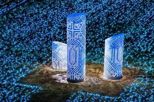 ▲位在旭海溫泉區的副燈「風域印光」（圖／取自四重溪溫泉季官網 fun-pingtung.com）