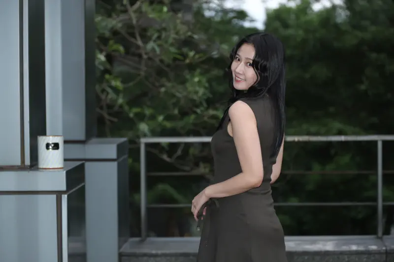 ▲方志友被8歲的兒子說是「最毒的蘑菇」，因為兒子說毒蘑菇，越漂亮的越毒，土味情話把她逗樂。（圖／記者陳明安攝）