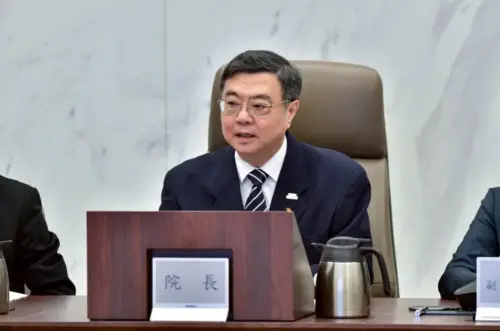 Premier Cho makes statements. (Executive Yuan)