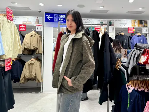 ▲GU與紐約時尚品牌ENGINEERED GARMENTS首次聯名搶先看，將於12月5日正式開賣。（圖／記者蕭涵云攝）