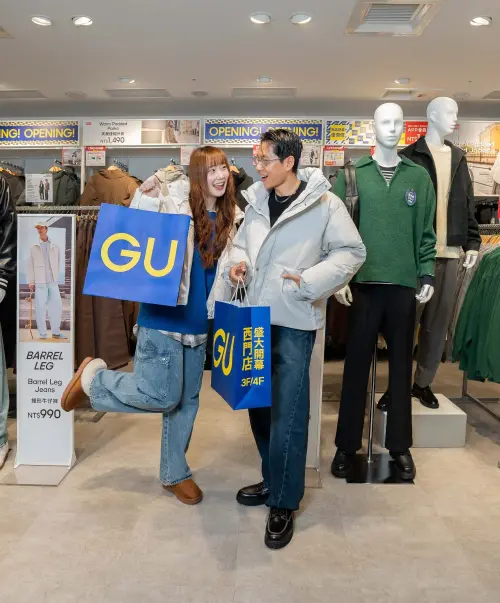 ▲GU西門店位於3F～4F。（圖／GU gu-global.com）