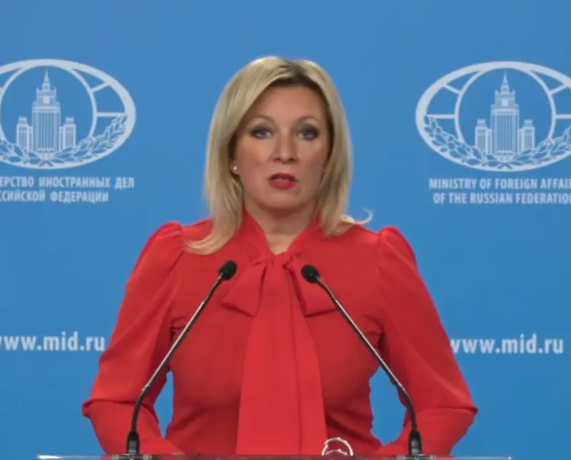 ▲俄羅斯外交部發言人扎哈羅娃（Maria Zakharova）20日在記者會上，再次提到中日矛盾，直言台灣是中國不可分割的一部分，台灣問題屬於中國內政。（圖／取自俄國外交部臉書直播片段）