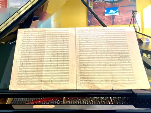 ▲〈金馬奔騰〉原創手稿。（樊曼儂提供）