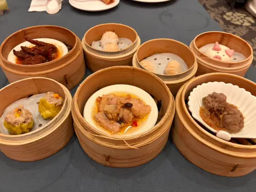 ▲台南晶英酒店中式早餐大升級，提供各種港點品項任你吃到飽！（圖/讀者黃小姐授權提供）