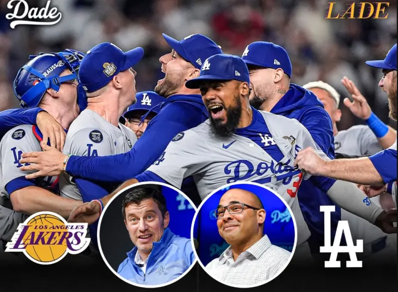 ▲洛杉磯道奇老闆華特（Mark Walter）在收購湖人隊股份後，隨即展開大刀闊斧的改革。他找來打造道奇冠軍王朝的功臣弗里德曼（Andrew Friedman）擔任顧問，期盼能用棒球界的成功經驗幫助湖人隊重返榮耀。（圖／取自X，https://x.com/LADEig/status/1991944906257158162/photo/1）