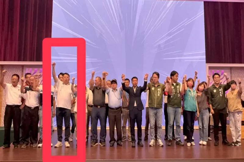 ▲高雄市岡山區碧紅里長李有財與民進黨關係深厚。（圖／翻攝Care高雄粉專）