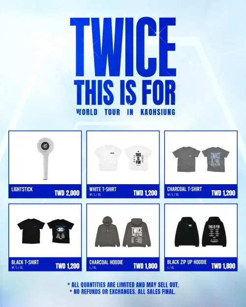 ▲TWICE演唱會周邊開賣！人潮從昨晚排到今晨（圖／翻攝自Live Nation Taiwan 理想國臉書）