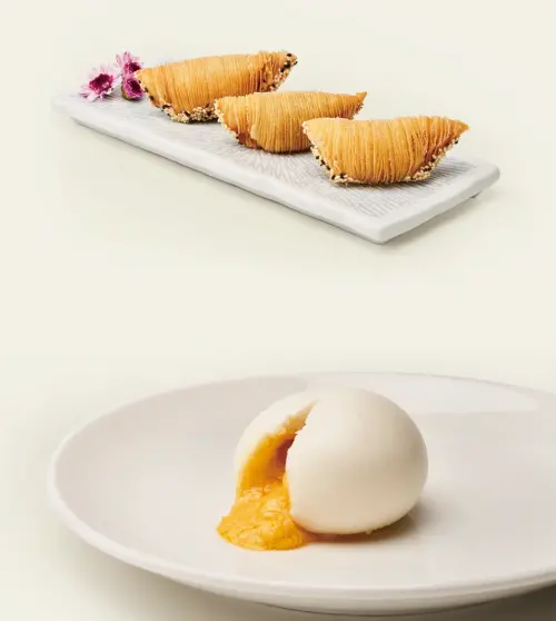 ▲玉澤演在頂粵吉品也吃了好幾樣港點。（圖／翻攝頂粵吉品官網 www.dyjipin.com.tw）