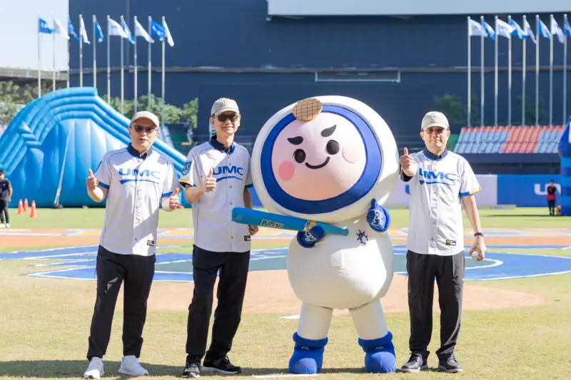    ▲聯華電子22日於台中洲際棒球場舉辦45周年家庭日。（圖／聯華電子）  