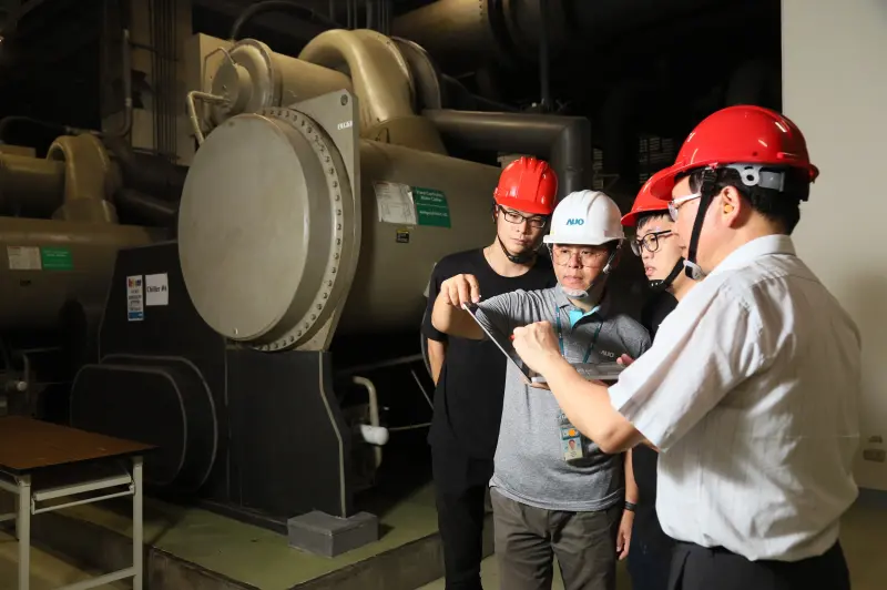 ▲北科大跨域團隊協助友達光電於空調系統節能減碳。（圖／綠能科技聯合研發計畫）