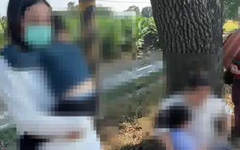 國1驚悚翻車！四口之家自撞「360度翻飛」 民眾衝上前救出4歲童