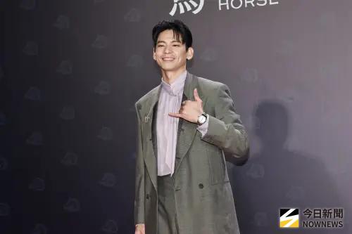 ▲林柏宏穿著像芋頭火鍋。（圖／NOWNEWS攝影中心）