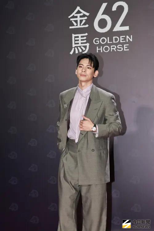 ▲林柏宏穿著像芋頭火鍋。（圖／NOWNEWS攝影中心）