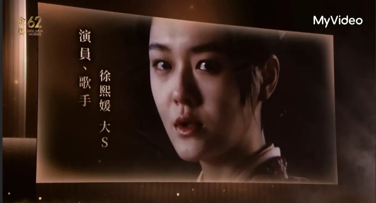 金馬獎／李竺芯緬懷故人！大S、坣娜、瓊瑤現身大螢幕 粉絲看哭