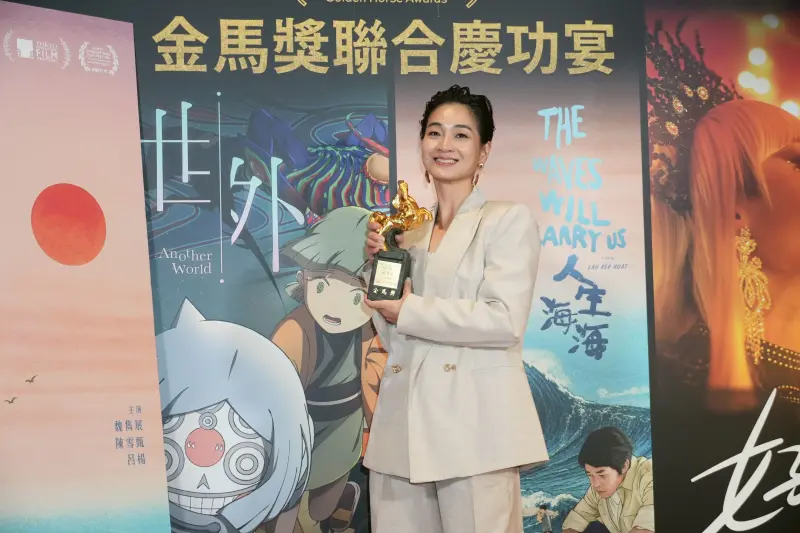 陳雪甄奪金馬女配15票壓倒性勝出！與11歲兒子配音短片也得獎