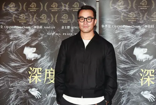 ▲張孝全未如預期以《深度安靜》拿下金馬獎最佳男主角獎，表示兒子有傳語音訊息來關心。（圖／記者葉政勳攝）