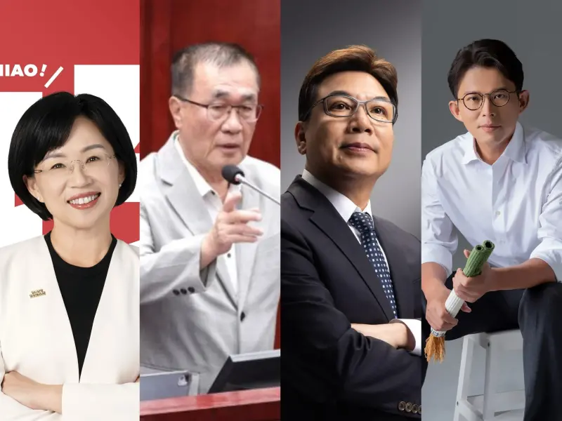 ▲各陣營積極布局新北市長選戰，民進黨由蘇巧慧參選（左），民眾黨是黃國昌出戰（右），國民黨人選則有李四川、劉和然（中）。（圖／擷取自蘇巧慧、李四川、劉和然、黃國昌臉書）