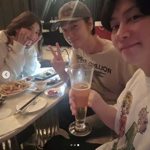 ▲希澈、郭雪芙《我結》夫妻見面了！在台灣合體　他甜喊：隔了11年（圖／希澈IG＠heenim）