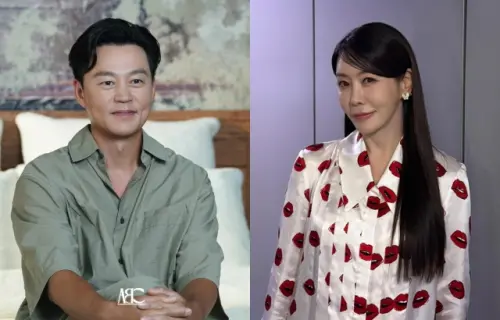 ▲李瑞鎮（左）曾在2006年因與金廷恩（右）合作電視劇《戀人》而假戲真作。（圖／안테나FB、金廷恩IG@chocolatecat9）