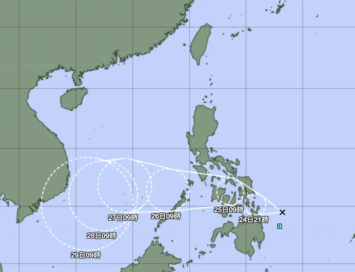 天琴颱風最快明天生成！「路徑動態、對台灣影響、強度」一次看懂