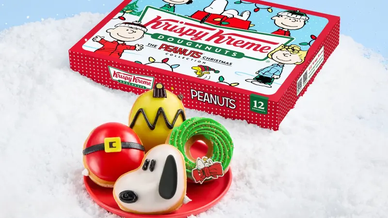 Krispy Kreme聖誕甜甜圈來了！巧酥史努比、查理布朗尼4款搶先看