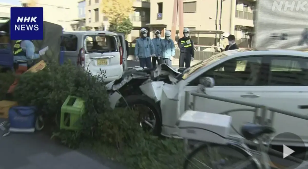 東京重大車禍！汽車衝上人行道釀11人送醫2命危 駕駛肇逃後被捕